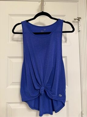 GAP Fit Royal Blue Front-Knot Tank Top
